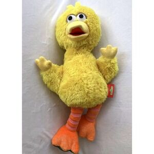 Isaac Mizrahi Loves Sesame Street Plush Big Bird Stuffed Sparkle rainbow 16" EUC